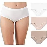 Maidenform womens M Seamless Bikini, Mid-rise Hipster Panty, Seamless Underwear for Women, 3-pack
