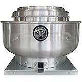 FICBXRA Restaurant Hood Grease Rated Exhaust Fan- Truck Exhaust Fan High-Exhaust Fan Speed Direct Drive Centrifugal Upblast E
