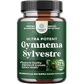 Gymnema Sylvestre Capsules - Helps Ease Cravings with Standardized Gymnemic Acids - Traditional Herbal Formula for Your Wellness - Supports Healthy Digestion &amp; Energy - Vegan &amp; Non GMO - 120 Count