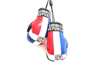 G GANEN Dominican Republic, Santo Domingo Flag, Boxing Gloves, Car,SUV, Trucks, Automobile Window Dominican Flag Boxing Gloves