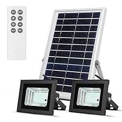 Richarm Solar Flood Lights Outdoor - Dual 42 LED