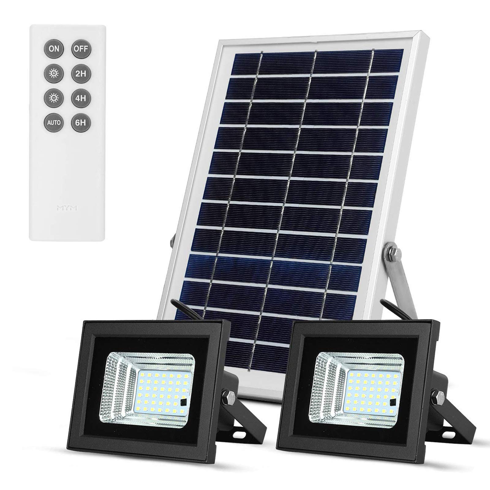 Richarm Solar Flood Lights Outdoor - Dual 42 LED