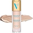 Veil Cosmetics Complexion Fix Liquid Foundation – Buildable Coverage – Water-Resistant, Hypoallergenic, Oil-Free, Cruelty-Free & Vegan – Lightweight & Brightening (1N Porcelain Neutral)