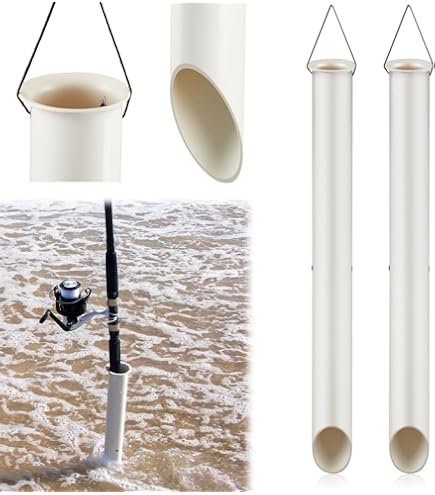 Amazon.com: 4 Pack Fishing Rod Stand and Alarm - Reinforced PVC, Supports  Bank, Beach and Ground Fishing : Sports & Outdoors