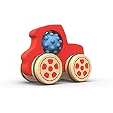BeginAgain Nubble Rumbler Truck - Promote Imagination and Active Play - Red, Kids 18 Months and Up