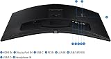 Samsung Viewfinity S6 34" WQHD Curved Monitor Webcam USB-C LAN LS34C652VAUXXU view 4