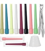 Hookah Hose Grommet Gaskets - 10 Large + 10 Small White Rubber Seals For Nargila