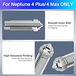 ELEGOO 5pcs Harden Steel Nozzles for Neptune 4