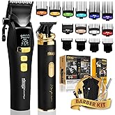 DSP Professional Hair Clippers for Men, Barber Clippers Set, Cordless Ceramic Blade, Machines for Cutting Hair, Gifts for Men