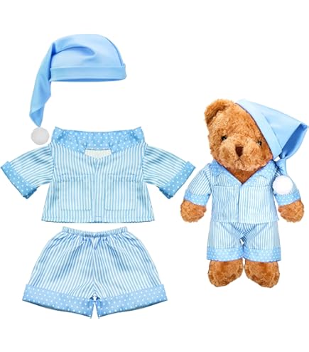 dress blue teddy bear Vintage 1970s Plush Stuffed Blonde Teddy Bear in Blue Calico Dress Pet –  Mainely Bargains