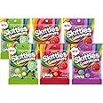 Skittles Gummies Variety Pack (Sour, Original, & Wild Berry) (Pack of 6) Variety Pack