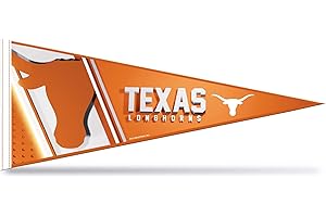 Rico Industries NCAA Texas Longhorns Primary 12" x 30" Felt Wall Décor Pennant - Great for Home/Bed Room/Man Cave Décor