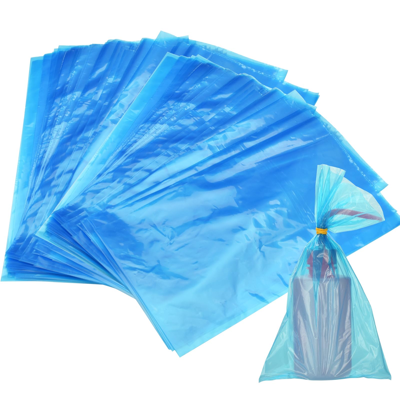 ATOMUS 250pcs Tattoo Bottle Bag Tattoo Squeeze Wash Bottle Covers Sleeve 15x25.6cm Tattoo Accessories — image 1