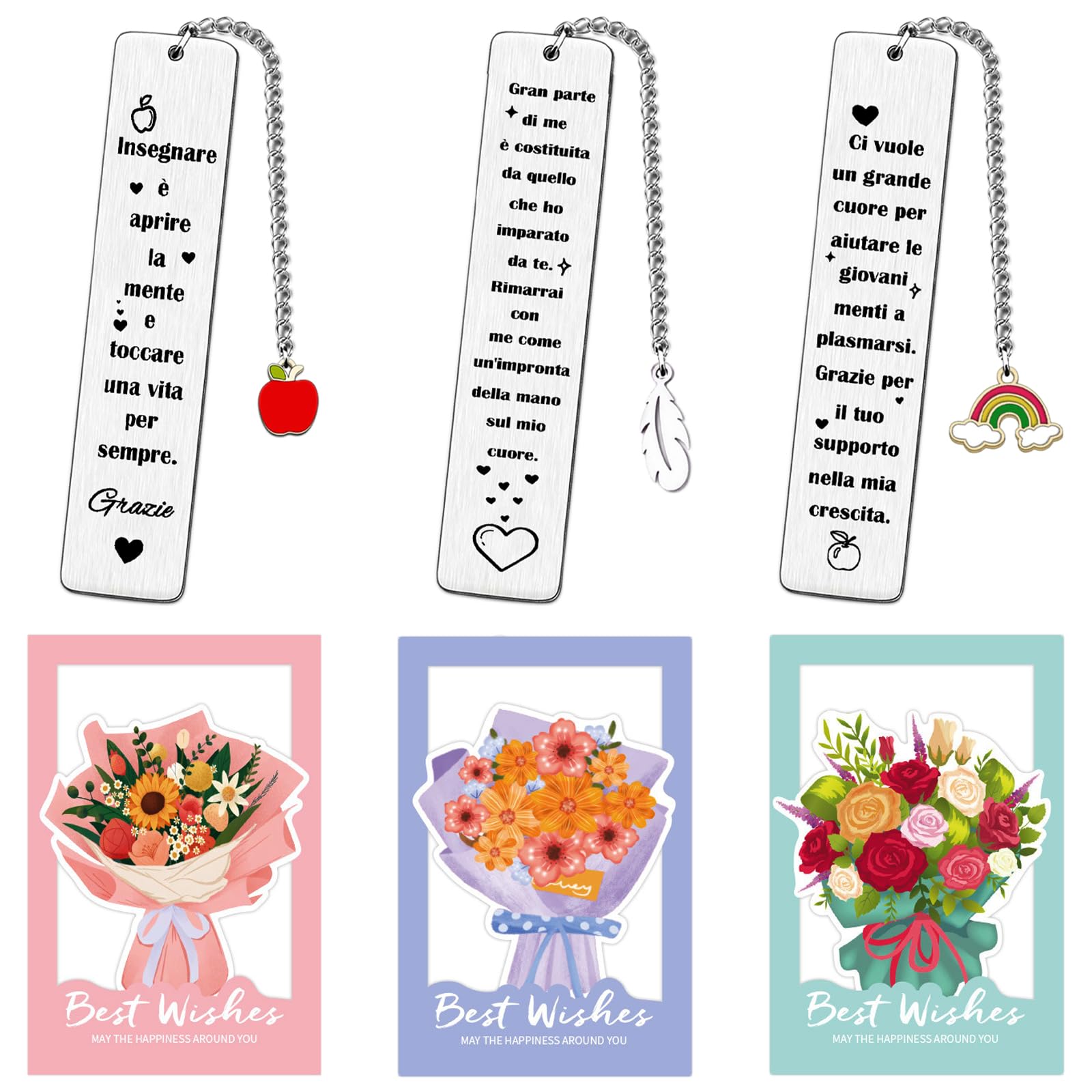 Metal Bookmark Gift For Teacher Personalised Bookmark