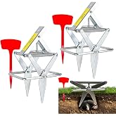 Simfelice 2 Pack Upgraded Mole Traps Heavy Duty Scissor Mole Trap for Lawns Galvanized Steel Reusable Traps that Work Best Gopher Killer Easy One-Step Setup