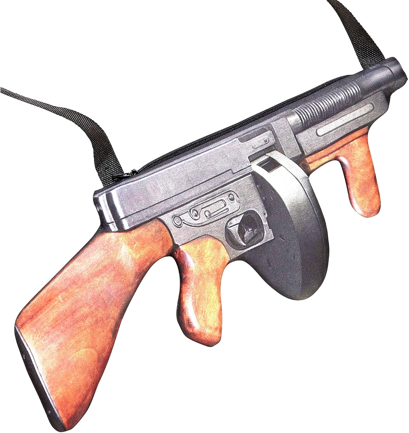 Widmann Polyster Handbag Style Gangster Machine Gun , ‎Brown/Black