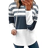 GOLDPKF Womens Sweaters Hoodies Long Sleeve Sweatshirts Woman Clothing Tops
