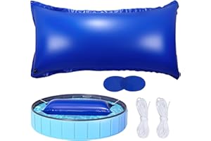 AUGISTEEN 4 x 8 Ft Pool Pillow for Above Ground Pools 0.4mm Thick PVC Winter Pool Cover Pillow Winterizing Winter Closing Pillows Pool Air Pillows for Winterized Pool Enclosure