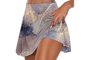 yardsong Skorts for Women Dressy Casual Athletic Running Tennis Skirts American Flag Print Lightweight Workout Yoga Shorts