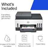 HP Smart Tank 7605 All in One Printer Colour Wireless Ethernet 2 Sided view 8