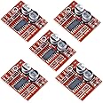 Aideepen 5pcs Dual H-Bridge DC Stepper 1.5A 2 Way DC Motor Driver Module Replace Stepper L298N for Smart Car Power
