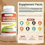 Best Naturals Chromium Picolinate 1000 mcg 240 Tablets view 2