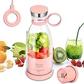 Portable Juicer Blender, 350ml Rechargeable Electric Blender for Fresh Juice, Fruit & Milkshakes, BPA-Free, Easy Clean, Compa