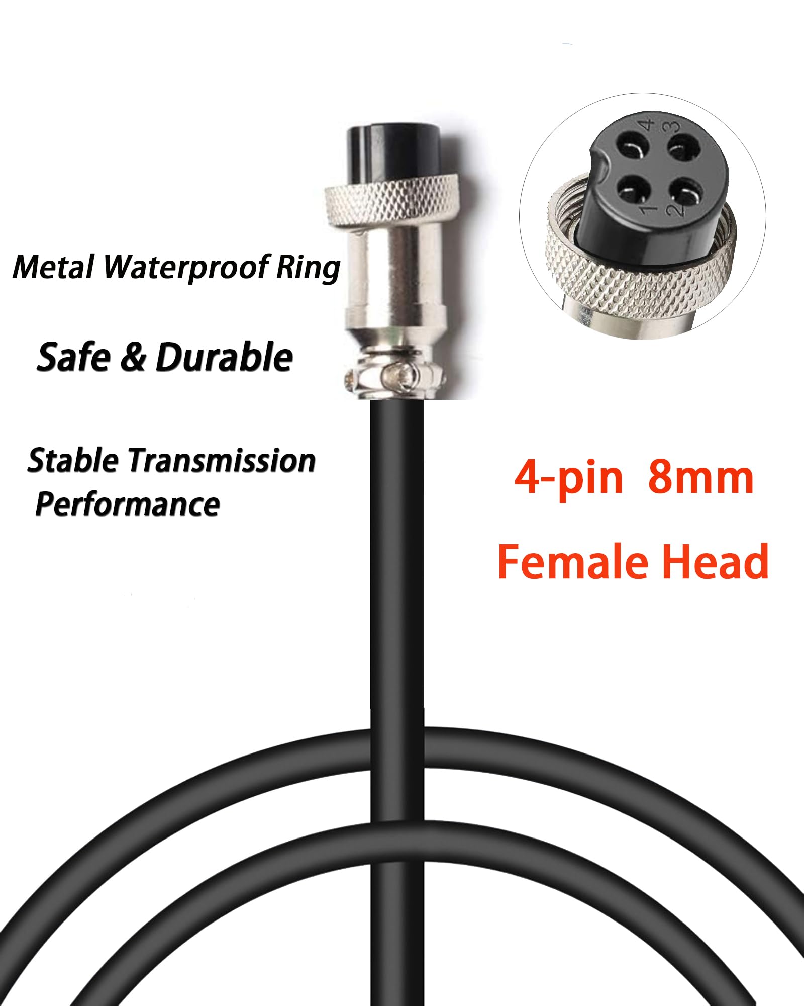 Suptopone Electric Scooter Charger 4 Prong for Ninebot S/S-MAX/Mini PRO/Mini lite, 63V 2A 4-Pin Connector Battery Charger Replacement Accessories with Ninebot by Segway Go Kart
