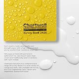 Exacompta Chartwell Casebound Survey Book 192x120mm Yellow UK Made view 5
