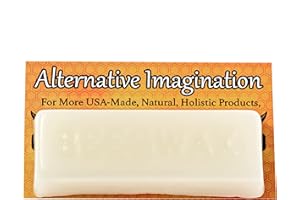 Alternative Imagination 100% Pure Beeswax Bar, White Ivory (1 Ounce)