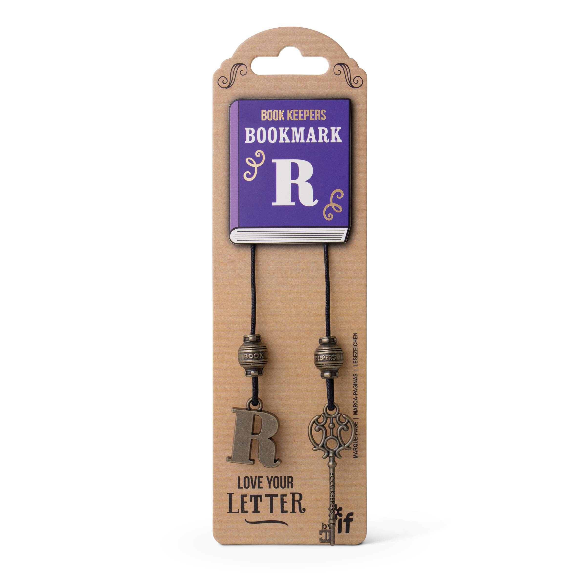 IF Book Keepers Personalised Bookmark - Letter R