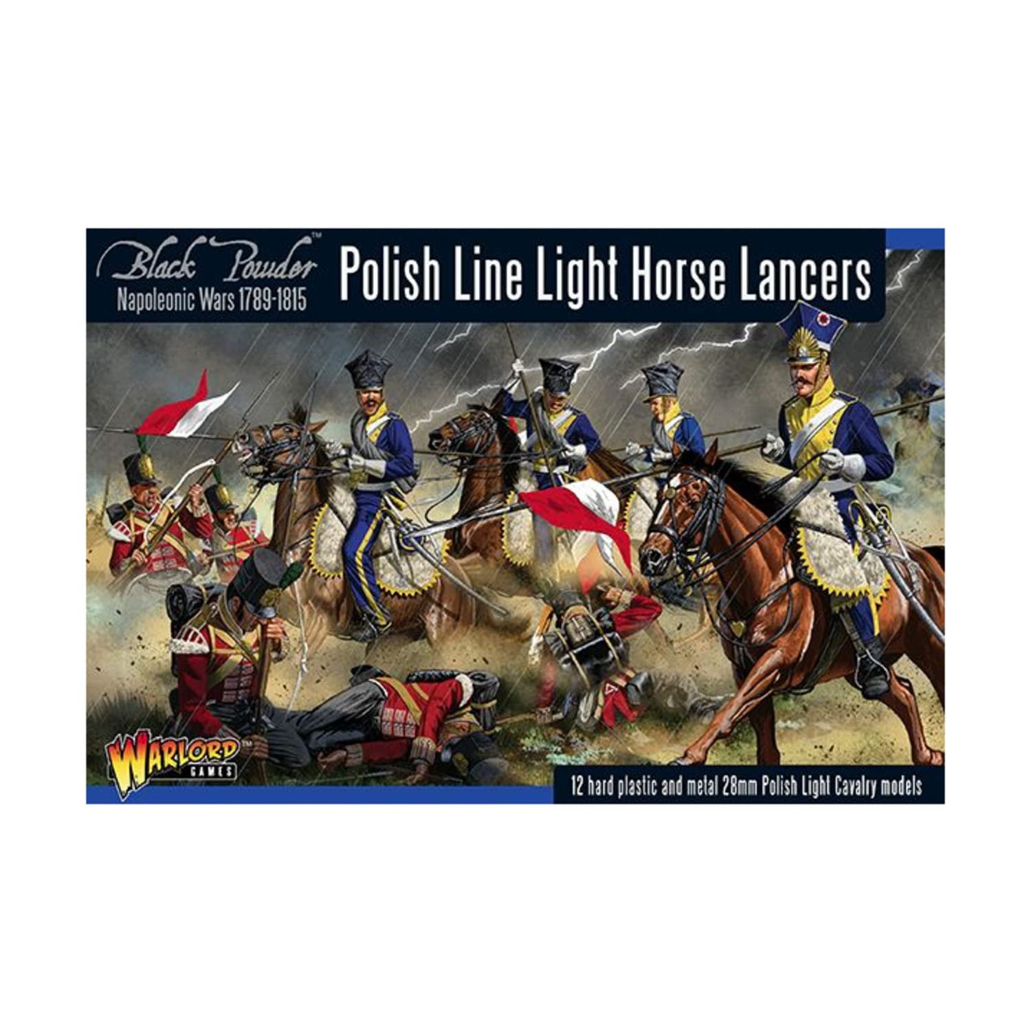 Warlord Games BlackPowder, Napoleonic Polish Line Light Horse Lancers, Wargaming Miniatures