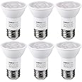 TORCHSTAR PAR16 LED Bulb, 500LM 6.5W 50W Equivalent, Dimmable Spot Light, 40° Beam Angle, UL Listed Track Spotlight, 3000K Warm White, E26 Medium Base, Damp Rated, Pack of 6
