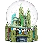 Skyline New York City Snow Globe Souvenir, 3.5 Inches Tall, 65mm