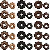 Fashewelry 600pcs Flat Round Coconut Spacer Beads 9mm 12mm Coin Disc Loose Charm Beads for DIY Jewelry Making 2-3mm Hole, 3 Colors