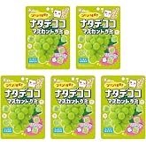 Japanese Muscat Gummy Candy with Nata de Coco &ndash; 5 Pack (40g Each) &ndash; Chewy Fruit Gummies with Coconut Gel Cubes &ndash; Made in Japan