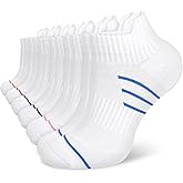 5 Pairs Copper Compression Socks for Women & Men - Ankle Plantar Fasciitis Arch Support Running Socks for Athletic