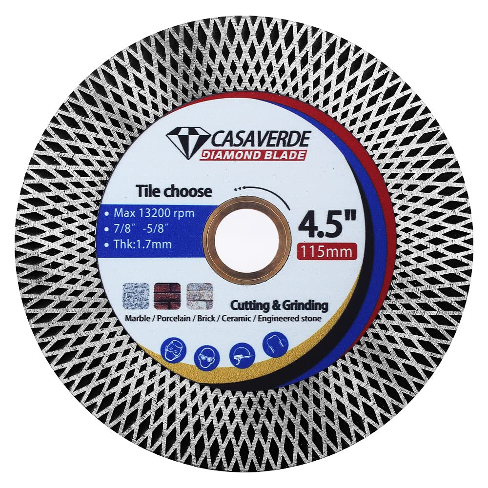 4.5 Inch Super Diamond Tile Blade Porcelain Cutting Blade For Granite Marble Porcelain Tile — image 1