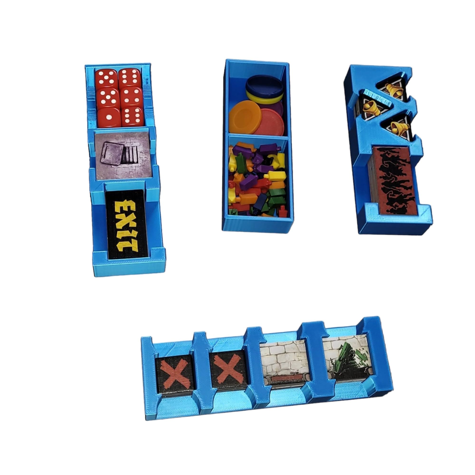 Générique Black Plague Zombicide Organizer Storage Insert (Blue)
