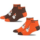 For Bare Feet NFL Unisex Front and Center 2 Pack Team Colors