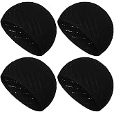 Boyiee Kufi Hat for Men | Muslim Knit Kufi Cap Crochet Beanie Skull Beanie African Hat for Men Women Prayer, Breathable Mosque African Islamic Headwear