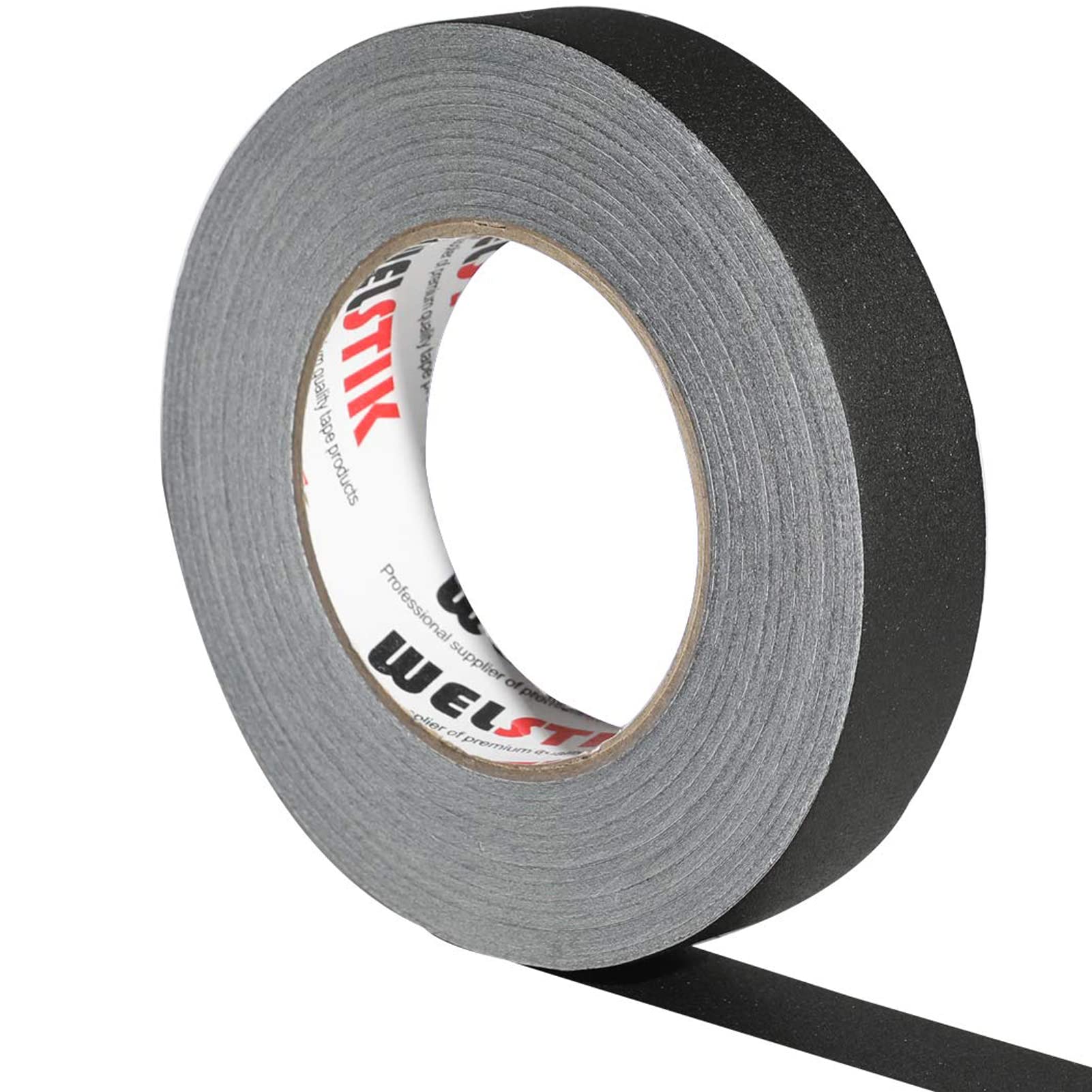 Photo 1 of WELSTIK Black Gaffer Tape 1 Inch 1" X 60 Yards-Heavy Duty Gaffers Tape for Cables,Photography,Theater Stage Setup,Interior Design,Residue Free,Non Reflective,Easy to Tear