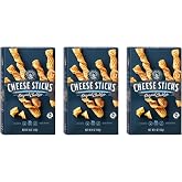 John Wm. Macy's - Original Cheddar CheeseSticks - Hand Crafted, Non GMO, and Nothing Artificial - Made with Real Cheese - 4 oz. Cartons - 3 Pack