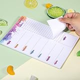 Thboxes Weekly Meal Planner and Shopping List Pad 60 Sheets Magnetic Fridge view 4