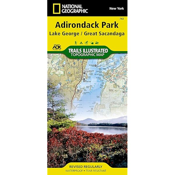 Lake George Great Sacandaga Adirondack Park National Geographic Trails Illustrated Map 743 National Geographic Maps 9781566953634 Amazon Com Books