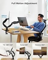 HUANUO Dual Monitor Stand for 13-32 Inch VESA 75/100 view 4