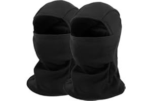 ZUMULIAN Balaclava Ski Mask for Adult, Full Face Mask Winter Fleece Thermal Cold Weather Outdoors Cover for Men Women 2 Packs