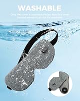 Aroma Season Cordless Heated Eye Mask Grey 3 Heat Levels 15 Min Auto-Off view 6