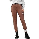 GRAPENT Fleece Lined Jeans for Women High Waisted Skinny Welt Pocket Winter Stretchy Denim Pants Warm Thermal Jeggings