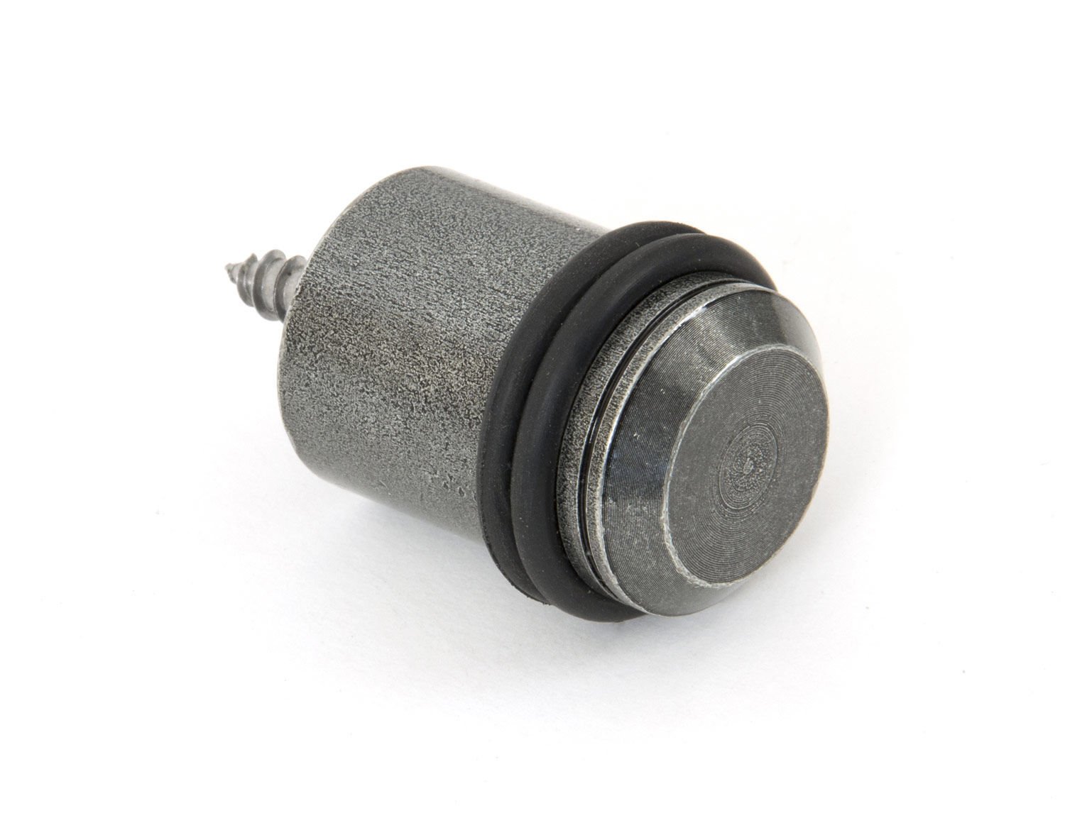 From the Anvil 83646 Floor Mounted Door Stop - Pewter